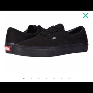 Barely worn authentic black VANS